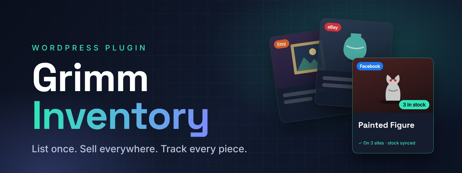 Grimm Inventory – List once. Sell everywhere. Track every piece.