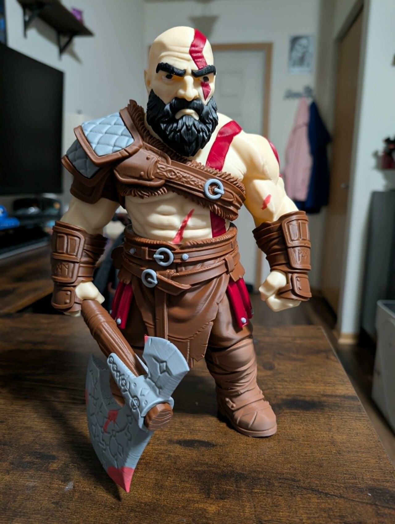 Kratos Figure by Grimm Forge Studios