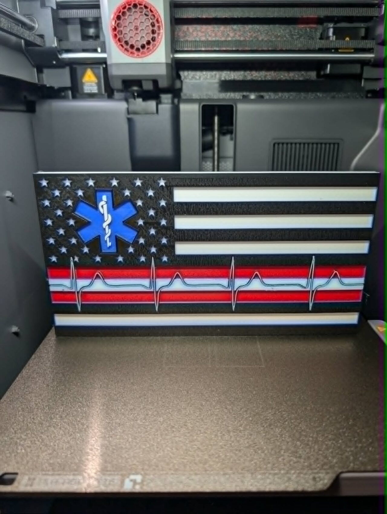 EMS Thin White Line Flag by Grimm Forge Studios