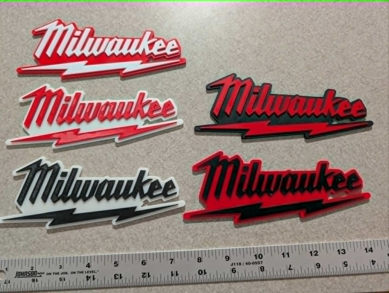 Milwaukee Logo Signs by Grimm Forge Studios