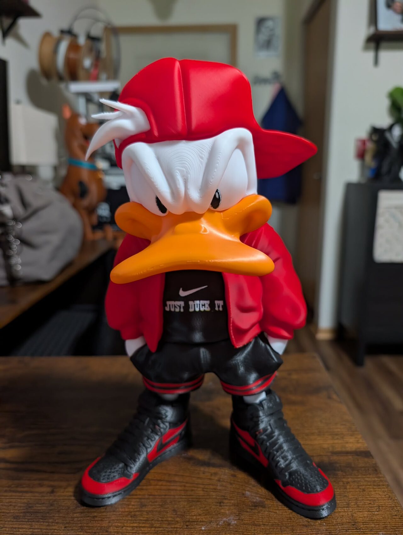 Streetwear Donald Duck Figure by Grimm Forge Studios